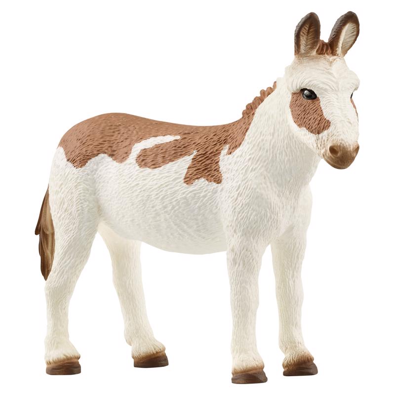 Schleich American Spotted Donkey Figurine Brown/White 1 pc, Pack of 5