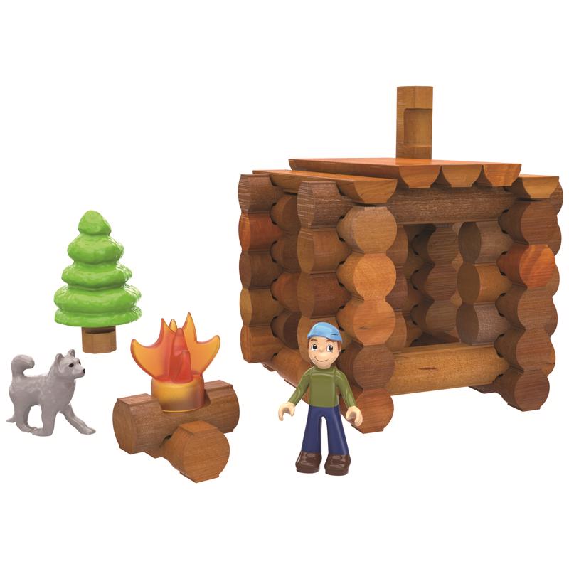 Lincoln Logs America's National Toy On The Trail Toy Multicolored 60 pc, Pack of 2