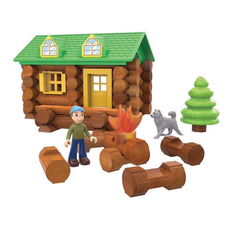 Lincoln Logs America's National Toy On The Trail Toy Multicolored 60 pc, Pack of 2
