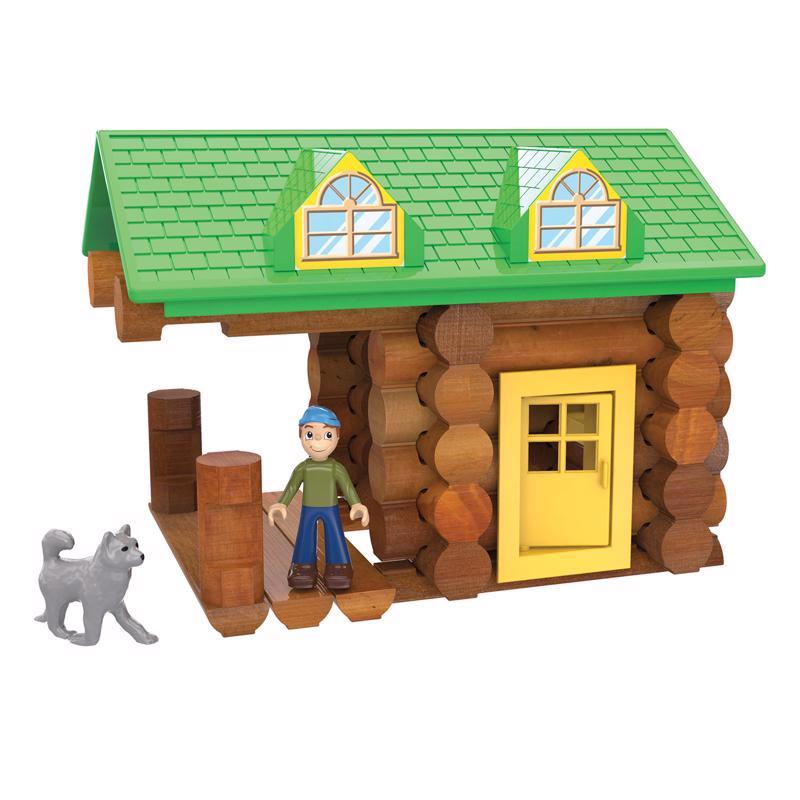 Lincoln Logs America's National Toy On The Trail Toy Multicolored 60 pc, Pack of 2