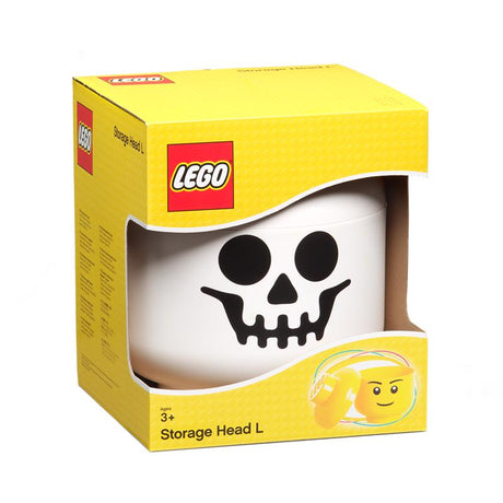 LEGO Skeleton Storage Head White 1 pc