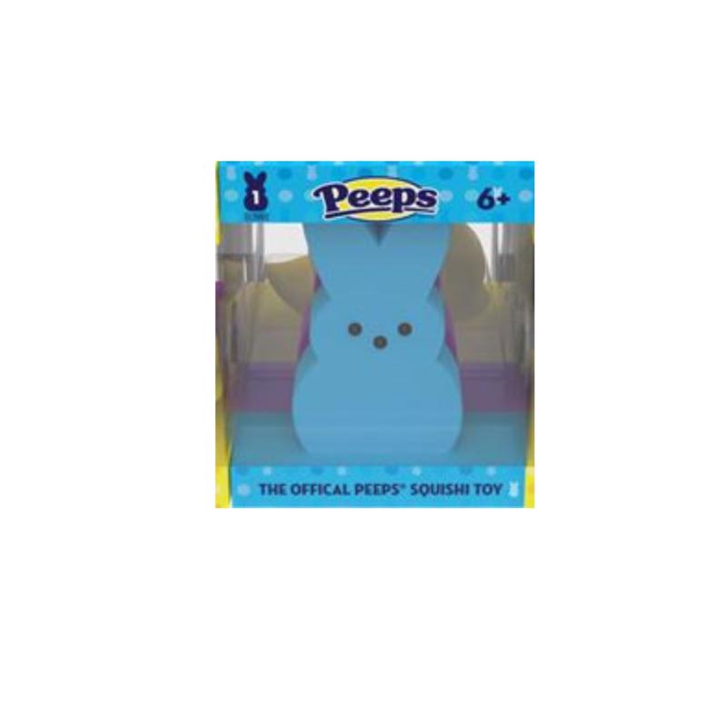 Peeps Squishy Bunny Blue, Pack of 12