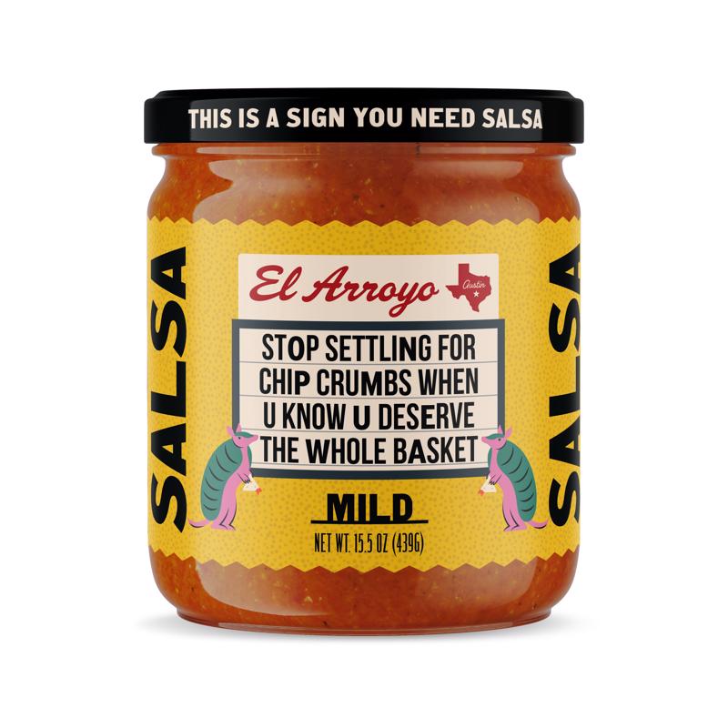 El Arroyo Mild Salsa 15.5 oz Jar, Pack of 6