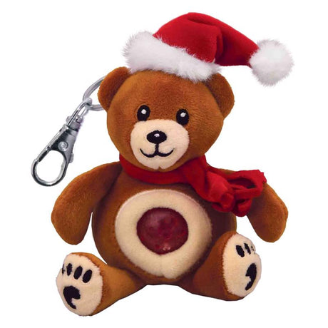 Shawshank LEDz Teddyroos Christmas Teddy Keychain 1 pk, Pack of 12