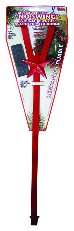 Christmas Mountains No Swing Wreath Hanger 1 pk, Pack of 12