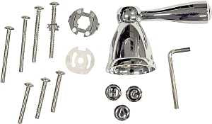 Danco 10423 Faucet Handle, Decorative, Lever, Specifications: 1.73 in OD, Zinc, Chrome Plated