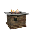 Seasonal Trends 52075 Morgan Hill Fire Table, 34-1/2 in W, Square Table