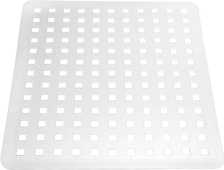 iDESIGN 36600 Sink Mat, 12-1/2 in L, 11 in W, 0.1 in Thick, PVC, Clear