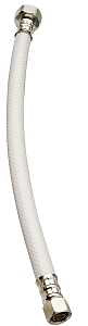 Plumb Pak EZ Series PP23860LF Sink Supply Tube, 3/8 in Inlet, Compression Inlet, 1/2 in Outlet, FIP Outlet, Vinyl Tubing