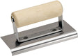 Marshalltown CE502S Hand Edger, 6 in L Blade, 2-1/2 in W Blade, Stainless Steel Blade, 3/8 in Lip, 1/4 in Lip Radius