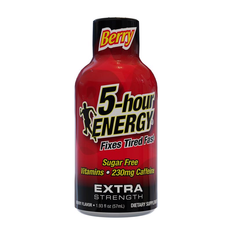 5-hour Energy Extra Strength Sugar Free Berry Energy Shot 1.93 oz, Pack of 12