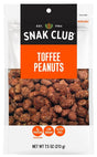 Snak Club CSU29528 Toffee Peanut, 7.5 oz, Pack of 6