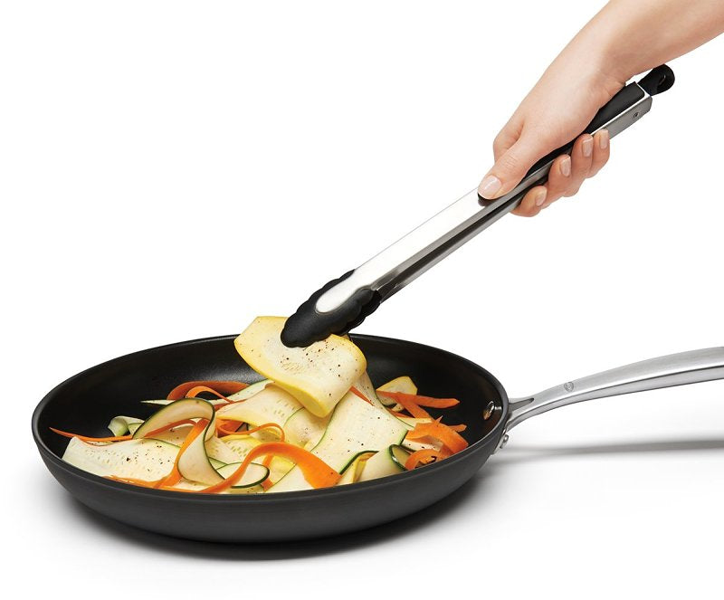 Good Grips 1054628V4 Serving Tongs, 12 in L, Stainless Steel