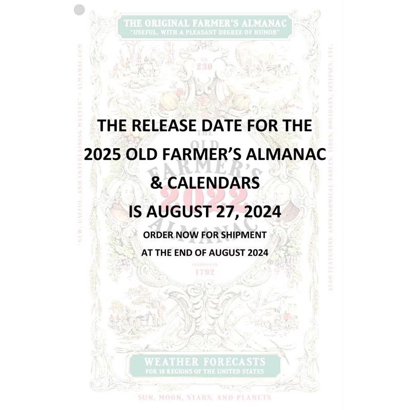 The Old Farmer's Almanac Yankee Publishing 2026 Almanac Reference Book, Pack of 24