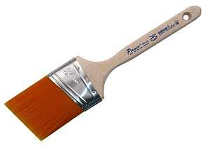 Proform Picasso PIC1-3.0 Paint Brush, Beechwood Handle, 3 in W, Angled Oval Brush, PBT Bristle