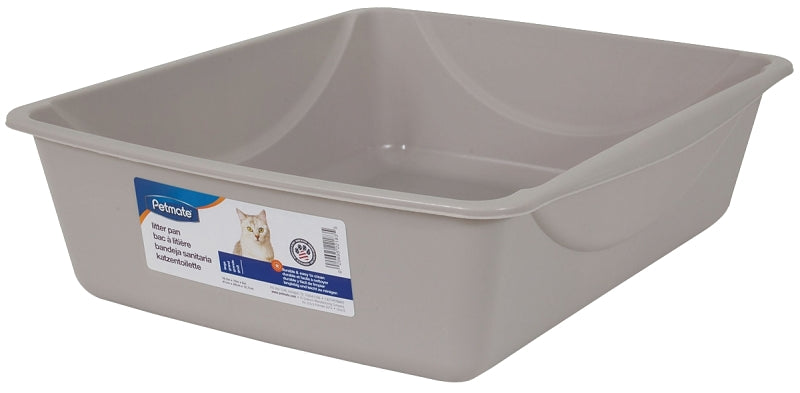 Aspen Pet 22193 Large Litter Box, Black