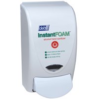 North American Paper SAN1LDS Hand Sanitizer Dispenser, 1 L, White