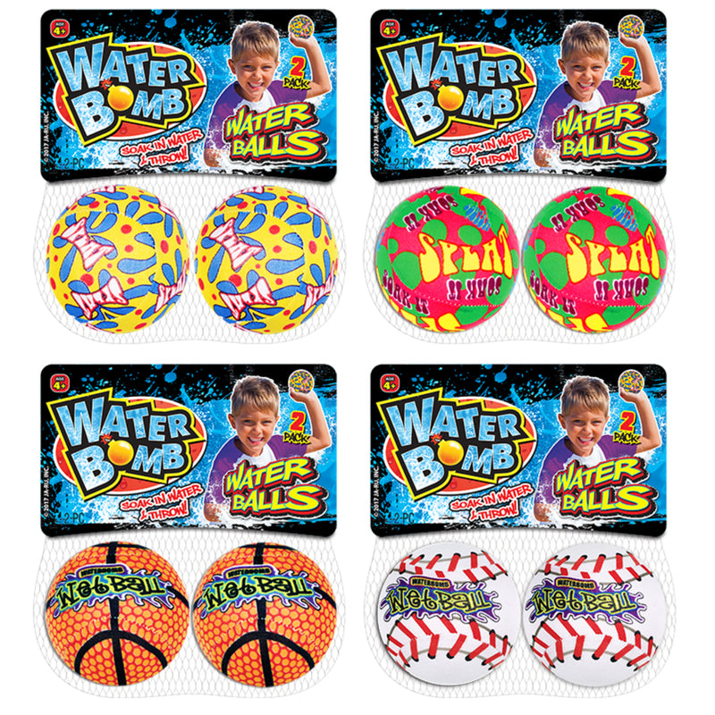Ja-Ru Water Bomb Outdoor Water Toys Water Balls Foam 1 pk, Pack of 24