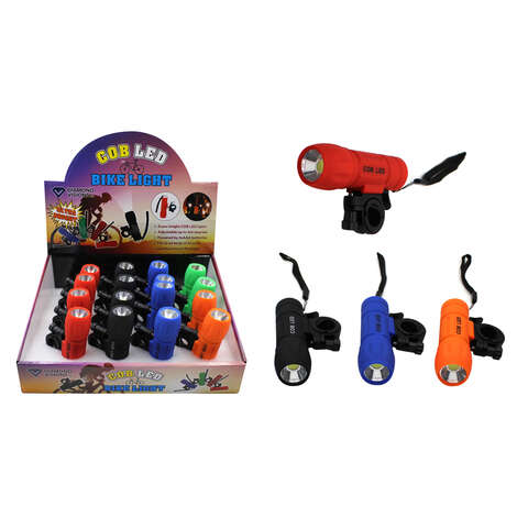 Diamond Visions Bicycle LED Flashlight Plastic 1 pk, Pack of 16