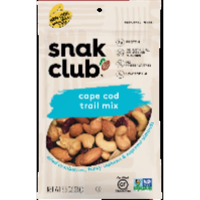 Snak Club Cape Cod Trail Mix 3.5 oz Pegged, Pack of 6