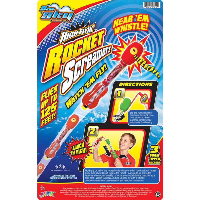 Ja-Ru Big Sky Rocket Screamerz 4 pc, Pack of 12