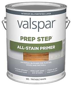 Valspar Prep Step 985 Series 044.0000985.007 All-Stain Primer, Tintable White, 1 gal, Pack of 4