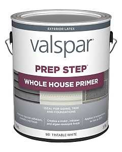 Valspar 044.0000981.007 Primer, 400 sq-ft/gal Coverage Area, White, 1 gal, Pail, Pack of 4