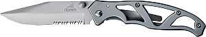 Gerber 22-48443 Folding Pocket Knife, 3.01 in L Blade, HCS Blade, 1-Blade, Silver Handle