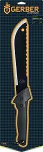 Gerber 31-000759 Gator Machete Jr with Nylon Sheath, 18-3/4 in OAL, 10-3/4 in L Blade, HCS Blade, HCS Handle
