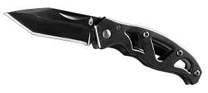 Gerber 31-001729 Folding Knife, 2.13 in L Blade, 7Cr17MoV Stainless Steel Blade, 1-Blade, Textured Handle, Black Handle