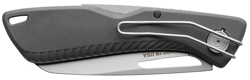 Gerber 31-003215 Folding Knife, 3.2 in L Blade, Stainless Steel Blade, Gray Handle