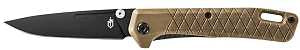 Gerber 31-004068 Folding Knife, 3.1 in L Blade, Stainless Steel Blade, 1-Blade, Textured Handle, Coyote Brown Handle