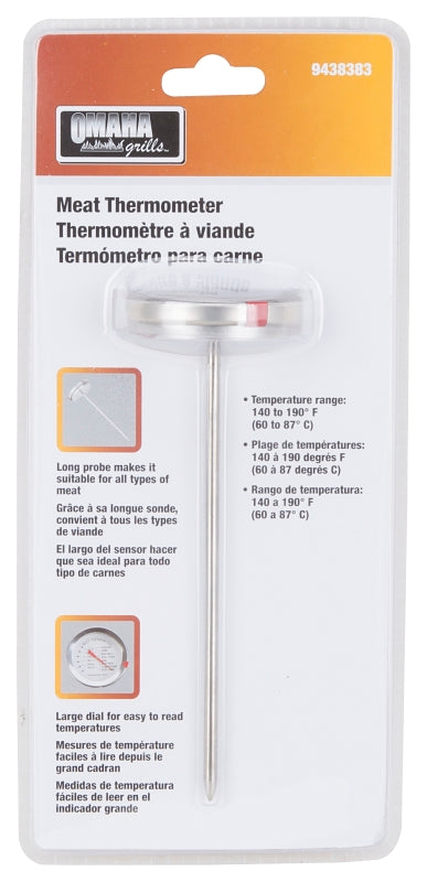 Omaha 78447 Thermometer, 140 to 190 deg F