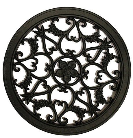 INSERT GATE ROUND AL BLK 15IN