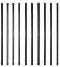 BALUSTER RND STL BLK 26X3/4IN