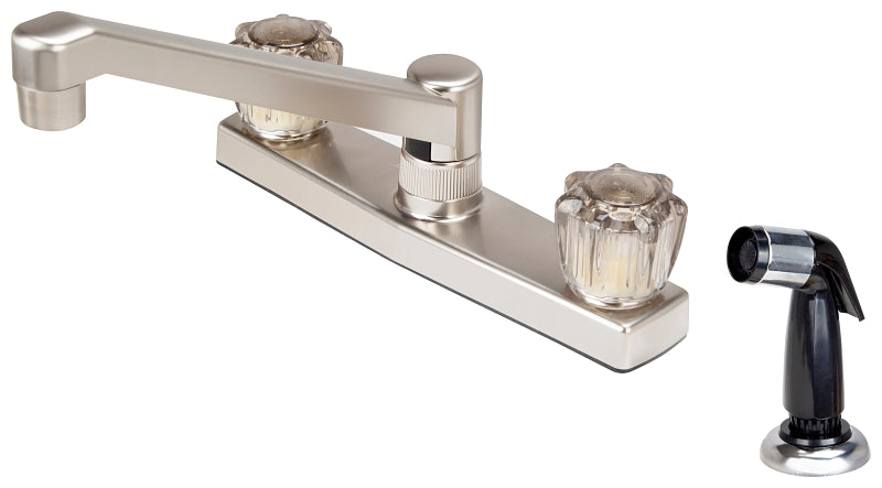 Boston Harbor JY8201SBN Kitchen Faucet, 1.8 gpm, 2-Handle, Brushed Nickel