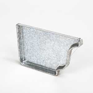 Amerimax 29205 Right End Gutter Cap, 5 in L, Steel, For: K-Style Gutter System