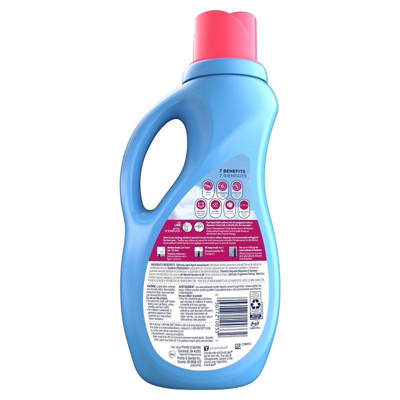 Downy 10033 Fabric Conditioner, 44 oz, Liquid, April Fresh, Pack of 4