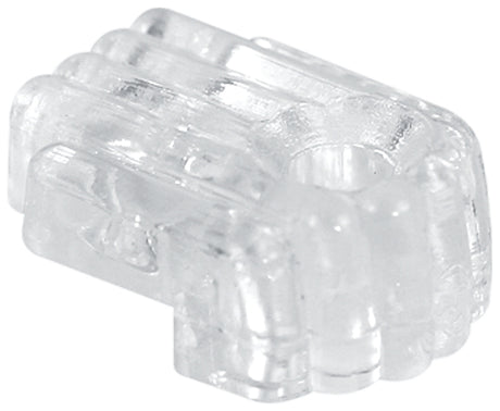 Prime-Line U9002 Mirror Clip, For: 1/8 in Thick Glass, Acrylic, Clear, 6/PK, Pack of 6