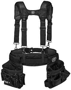 Dead On HDP411014 Electrician's Suspension Rig, 52 in Waist, Poly Fabric, 14-Pocket