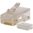 Gardner Bender GMC-88C6 Modular Plug, Rounded, Cat 6 Cable, RJ-45 Connector, 8-Contact, 8-Position