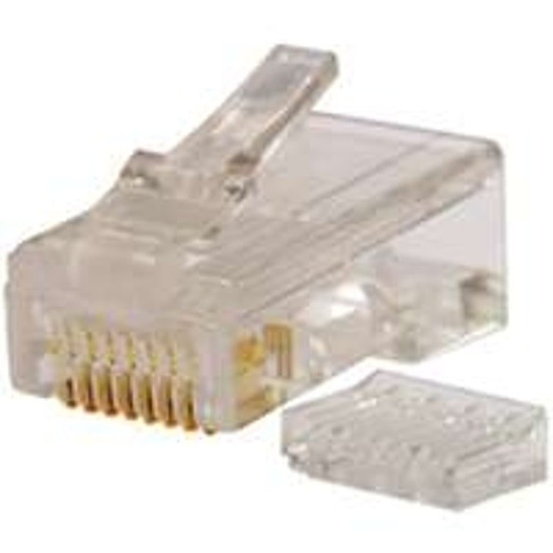 Gardner Bender GMC-88C6 Modular Plug, Rounded, Cat 6 Cable, RJ-45 Connector, 8-Contact, 8-Position