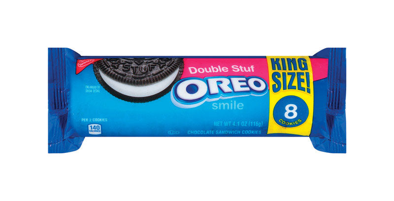 Oreo Double Stuf Chocalate Cookies 4.1 oz Packet, Pack of 10
