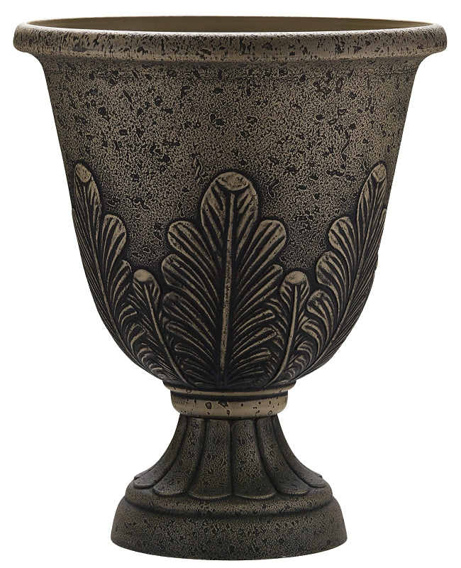 Southern Patio CMX-091561 Porter Planter, 16 in H, Urn, Bronze