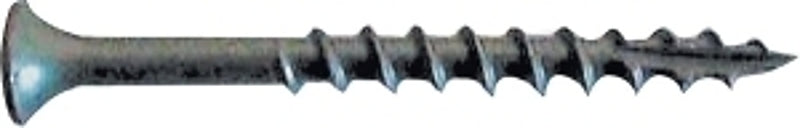 Senco 06A Series 06A125P Screw, Gray, #6 Thread, 1-1/4 in L, Bugle Head, #2 Drive, Steel, Phosphate, 1000/PK