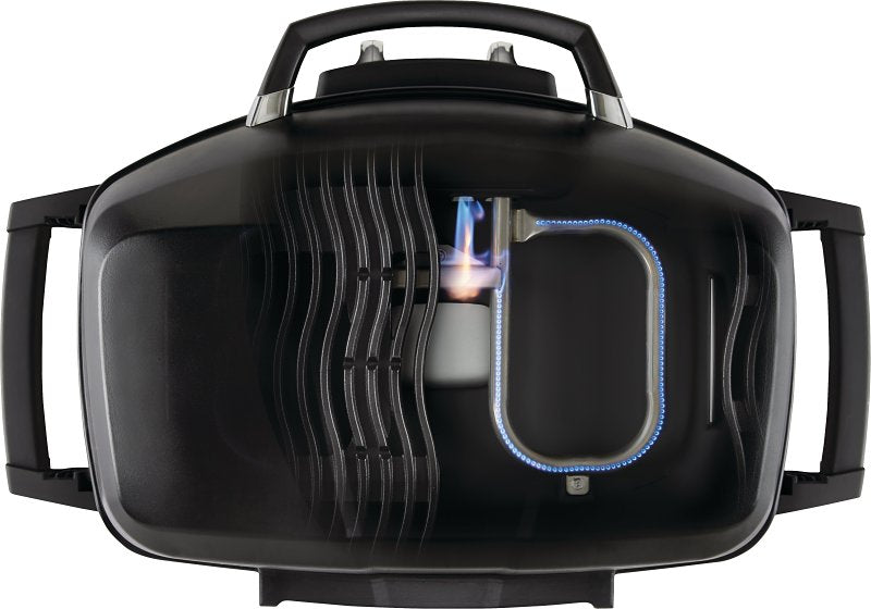 Napoleon TravelQ Series PRO285N-BK Portable Gas Grill, 12,000 Btu/hr BTU, Natural Gas, 2-Burner, Smoker Included: Yes