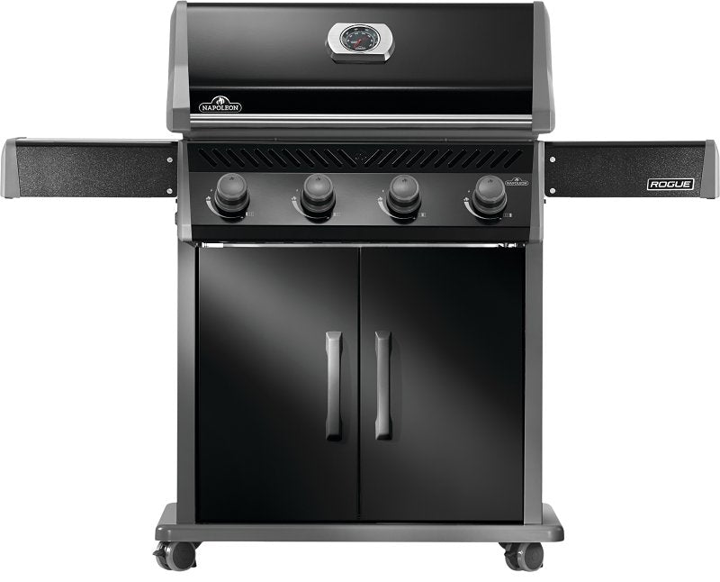 Napoleon Rogue 525 Series R525NK-2-SS Gas Grill, 48,000 Btu/hr BTU, Natural Gas, 4-Burner, Smoker Included: Yes