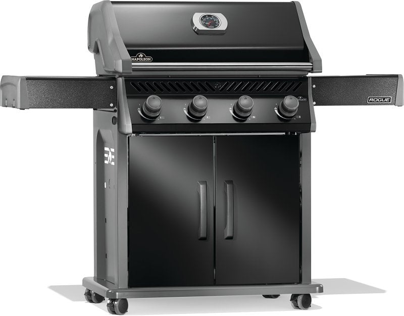 Napoleon Rogue 525 Series R525PK-2 Gas Grill, 48,000 Btu, Propane, 4-Burner, 525 sq-in Primary Cooking Surface