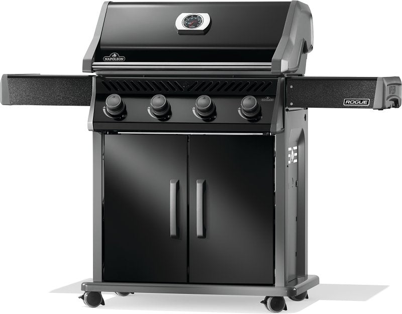 Napoleon Rogue 525 Series R525PK-2 Gas Grill, 48,000 Btu, Propane, 4-Burner, 525 sq-in Primary Cooking Surface