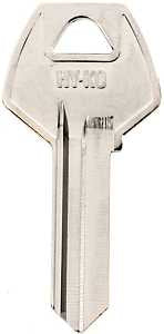 Hy-Ko 11010CO97 Key Blank, Brass, Nickel, For: Corbin Russwin Cabinet, House Locks and Padlocks, CO97 Key Number, Pack of 10